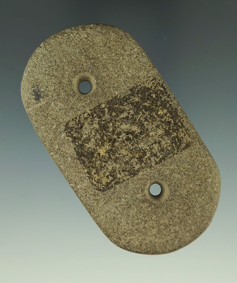 2 3/4" Gorget found in Darke Co.,  Ohio.