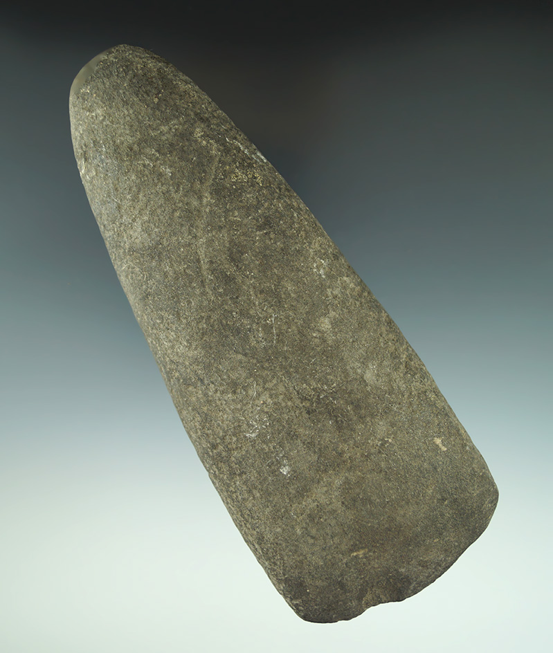 6 1/16" Hardstone Celt found in Chadwick New Jersey in 1944.