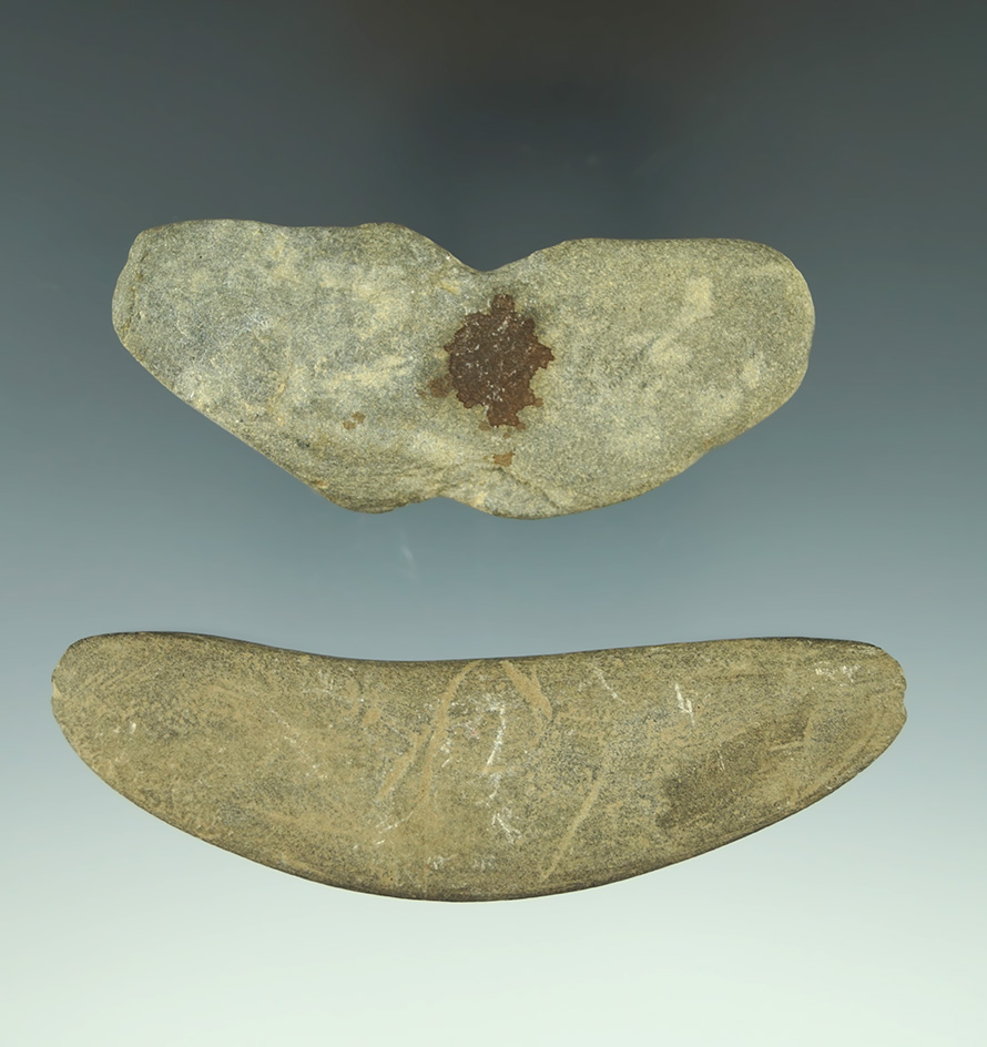 Pair of tie-on weights found in New Jersey, largest is 3 3/4".