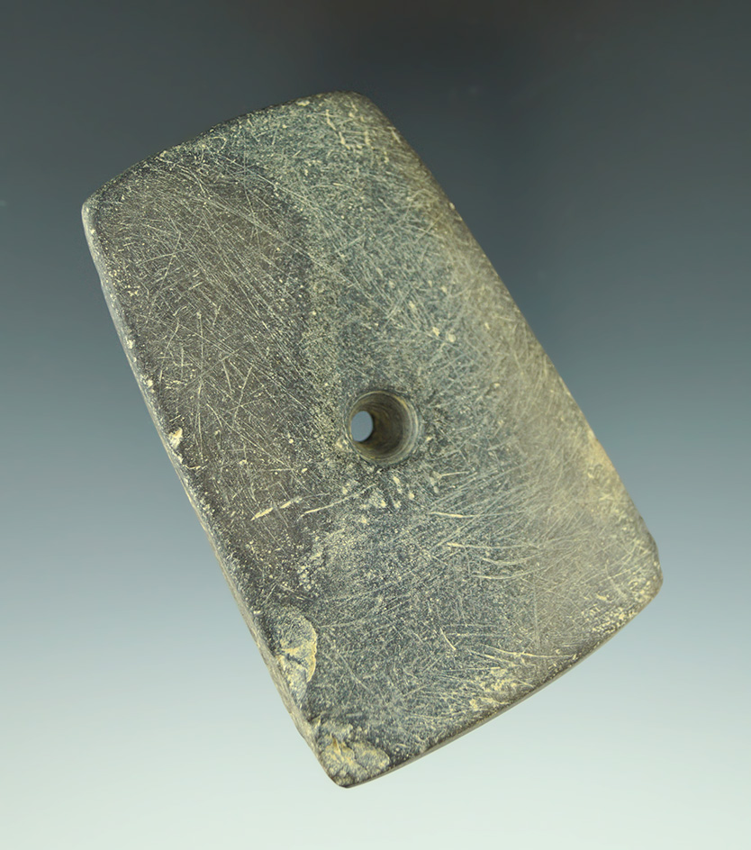 3" stone Pendant found in Cumberland Co.,  New Jersey that is well patinated.