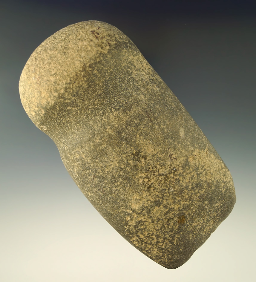 5 3/4" long 3/4 grooved Axe that was well used in ancient times found in Back  Neck, New Jersey