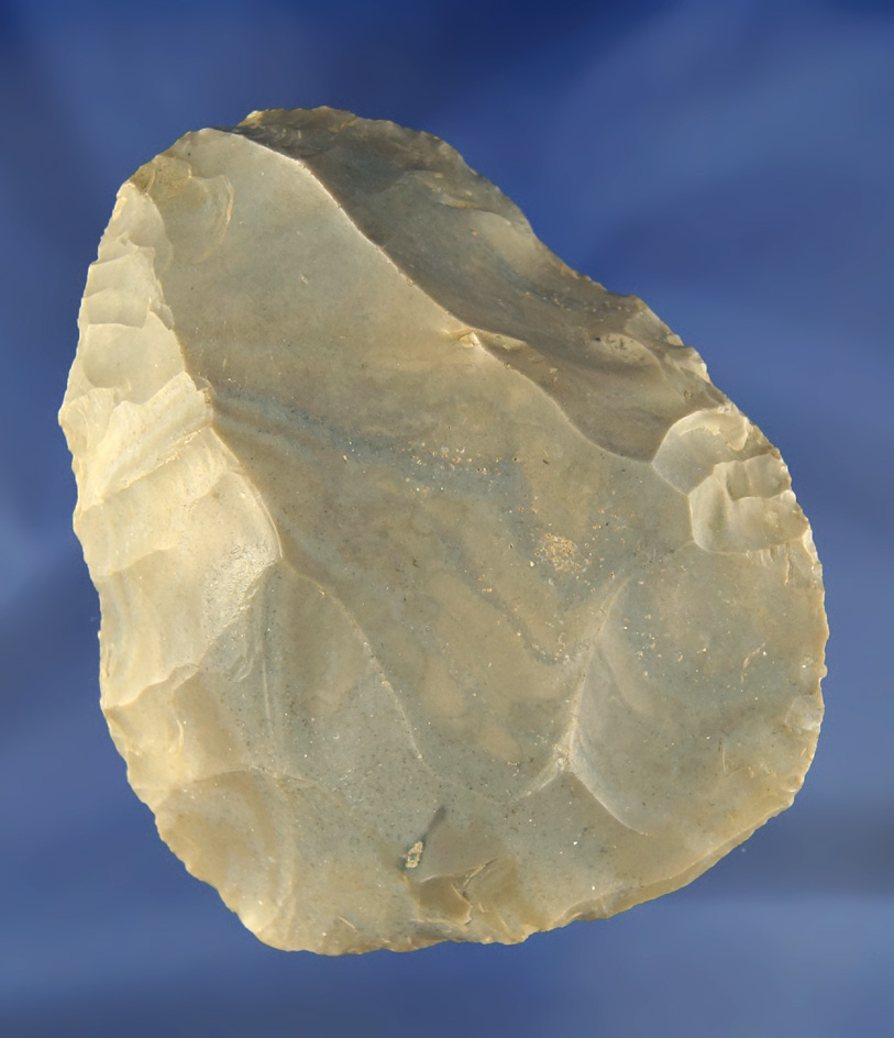 4 1/16" Hornstone Cache Blade found at the Crib Mound, Spencer Co., Indiana.