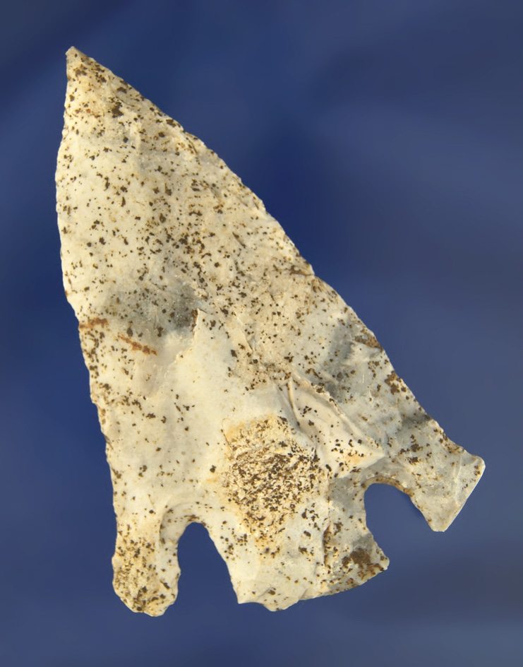 3 1/2" heavily patinated Melville found by Bill McClaren in Morgan Co., Missouri.