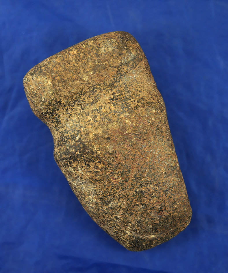 4 1/4" long 3/4 grooved Axe found in Paulding Co., Ohio. Ex. Limbert collection.
