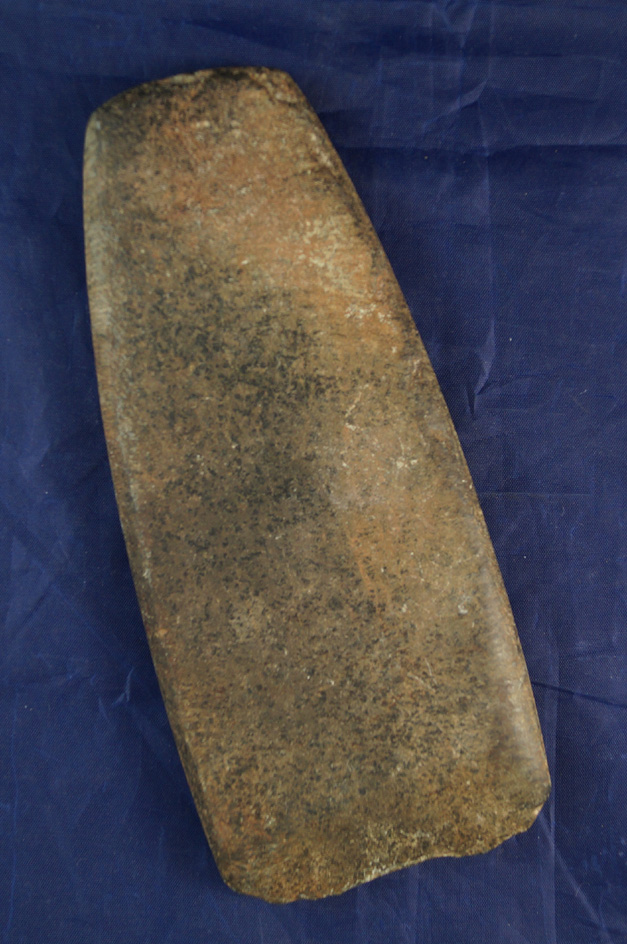 Large! 7 3/4" Flat Celt that is well patinated found in Ohio.