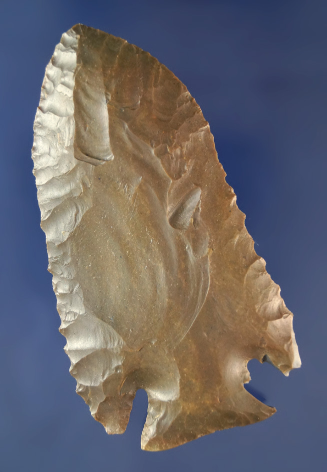 Excellent flaking on this 3 3/16" Lost Lake found in Hart Co., Kentucky.