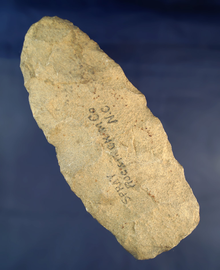 Very large 6 13/16" Blade found in Rockingham Co., North Carolina.