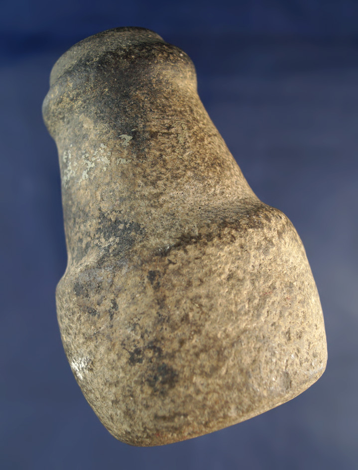 Rare style! 4 1/4" Knobbed Top Columbia River maul/pestle found in Washington.