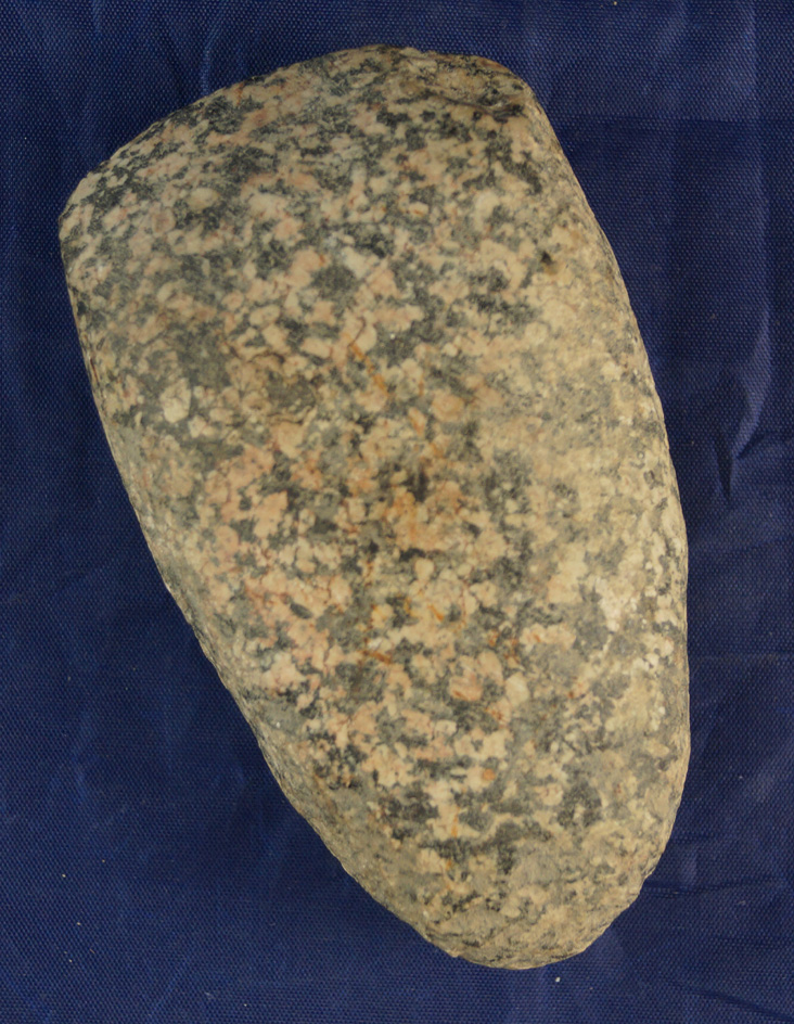 4 5/16" Speckled Granite Celt found in Ohio.