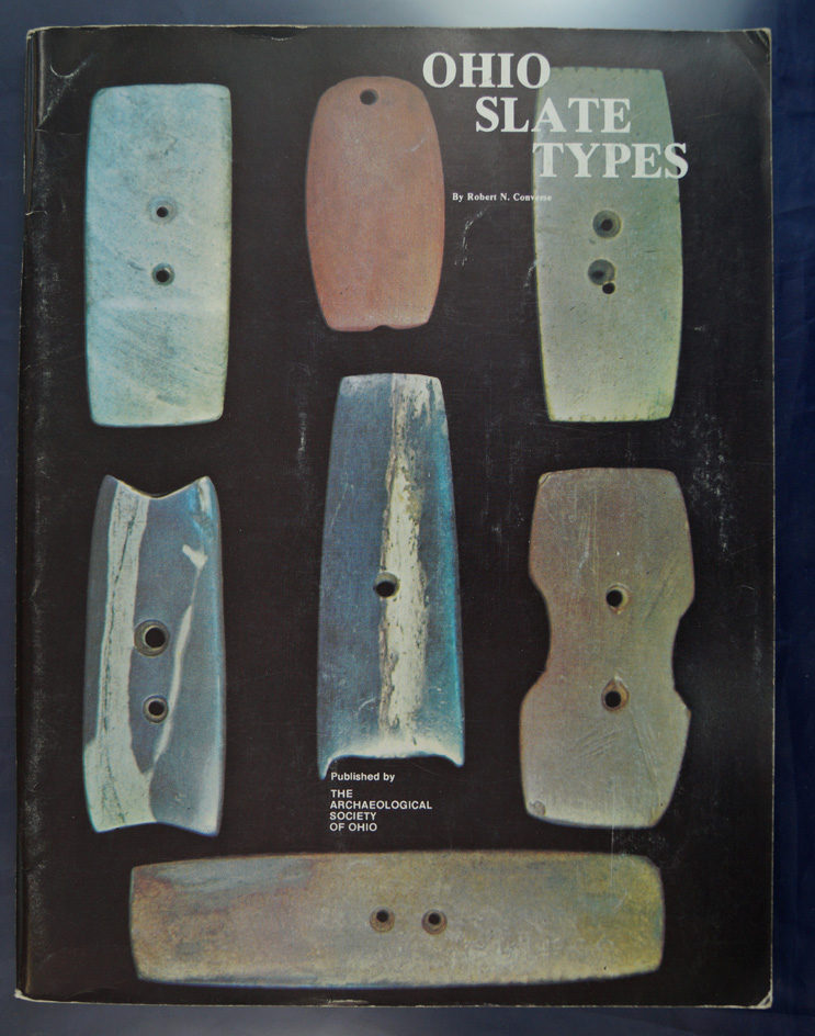 Softcover book: "Ohio Slate Types" by Converse.  106 pages.