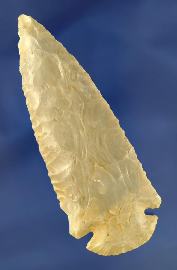 4 1/16" Dovetail found in Kentucky. Ex. Gary Noel.