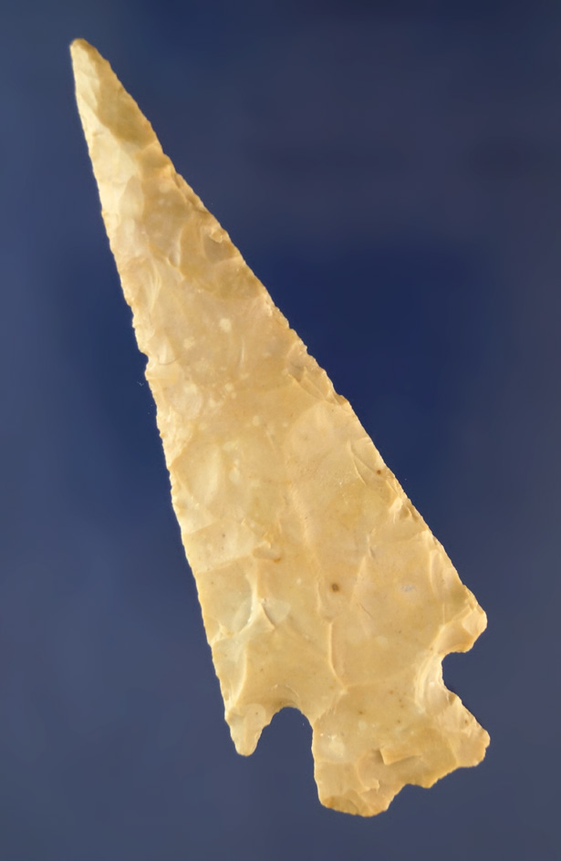 3 1/2" Stemmed Dart found in Texas.