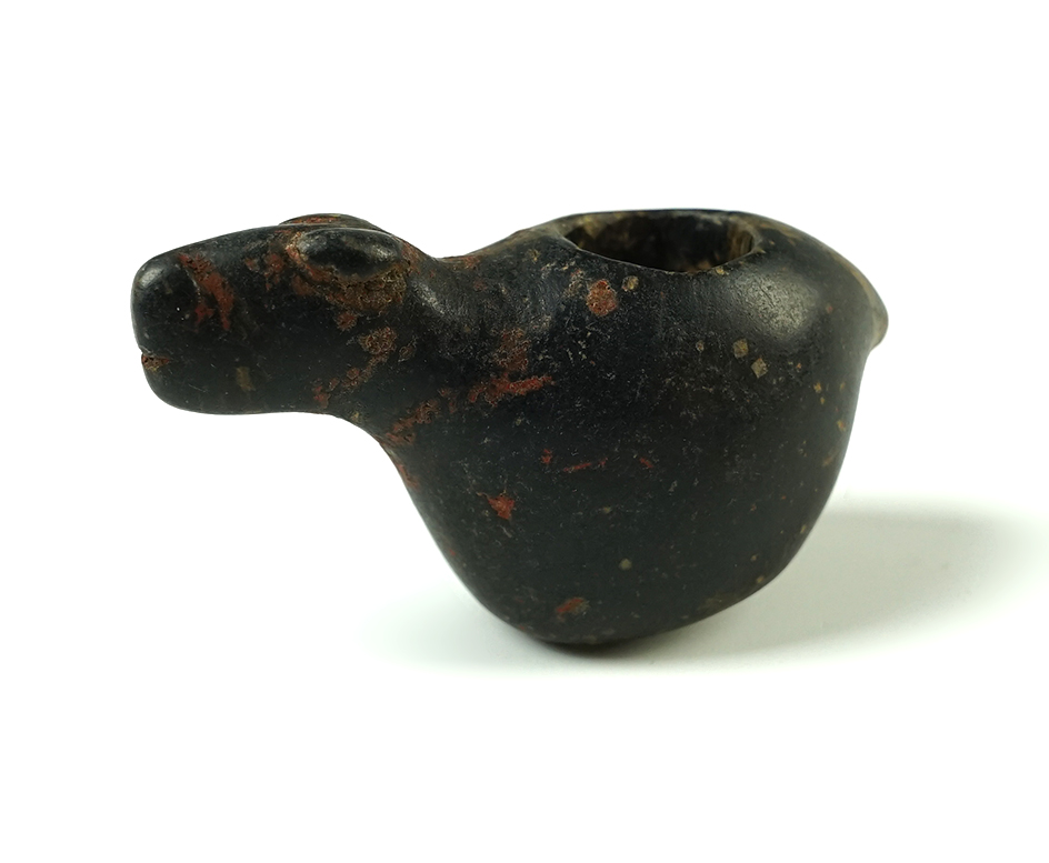 Fine 1 1/4" tall Llama Canopa. Found in Peru.