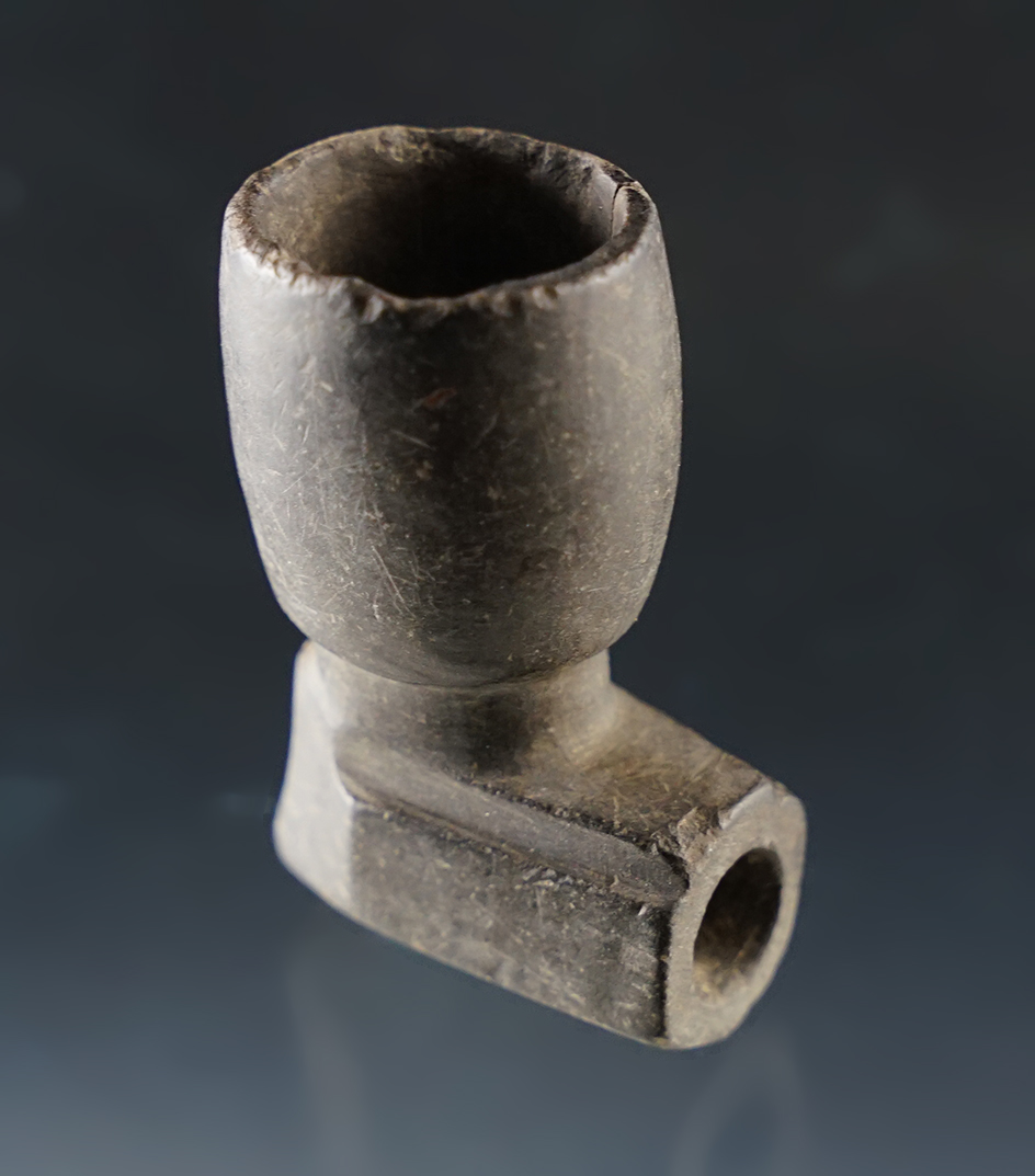 Nice! 1 5/8" Mic-Mac Stone Pipe in excellent condition, recovered in New York.