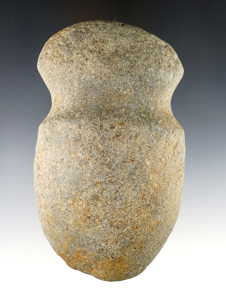 Well patinated 5" Hardstone Full Groove Celt. Found in the Midwest.