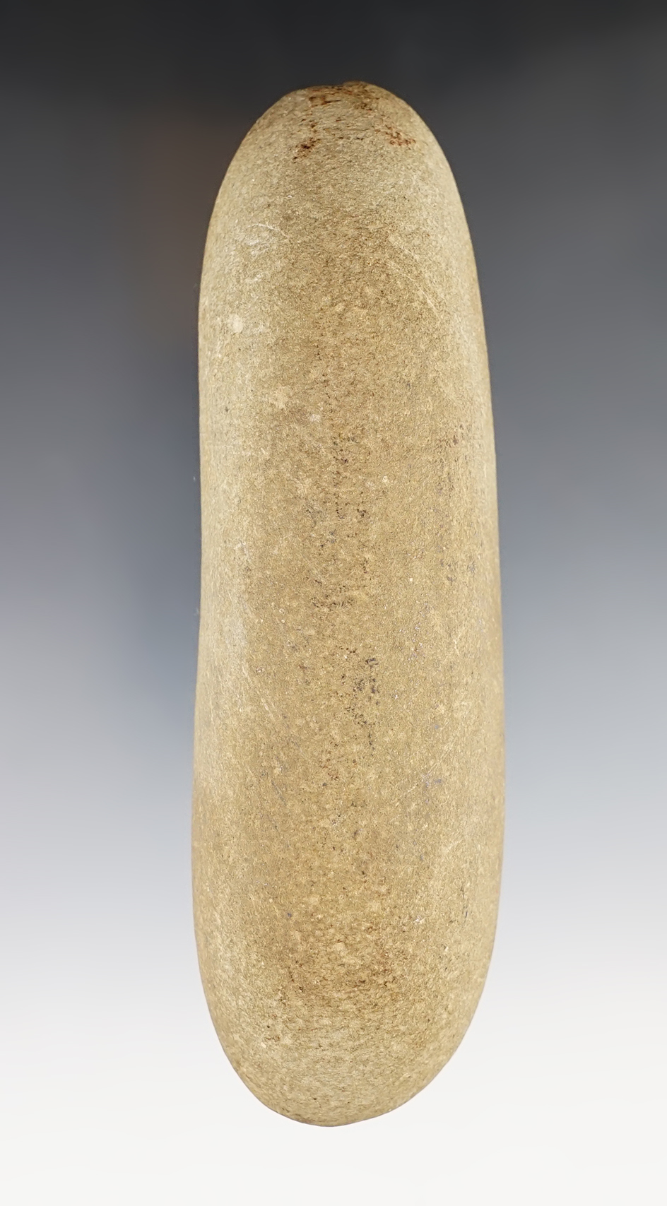 6 1/2" hardstone hide working tool found in Swansey, New Hampshire. Bennett COA.