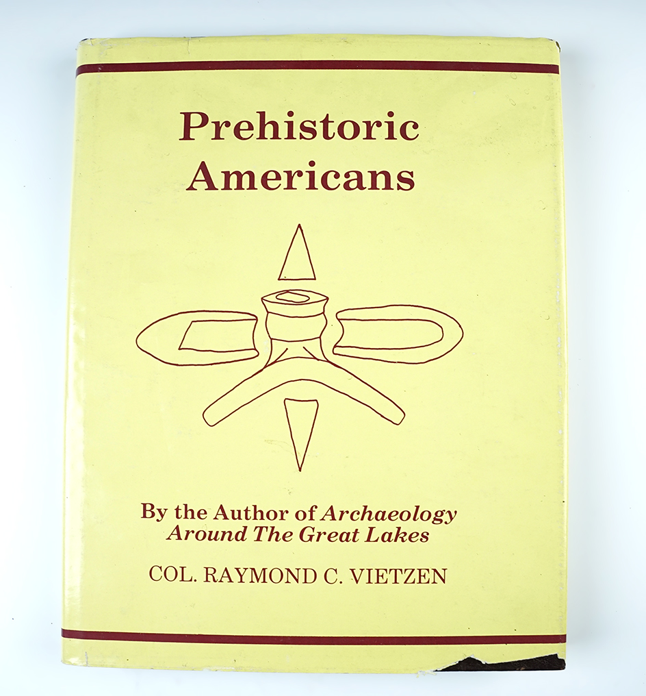Hardcover Book: "Prehistoric Americans" by Col. Raymond C. Vietzen, 1989. 