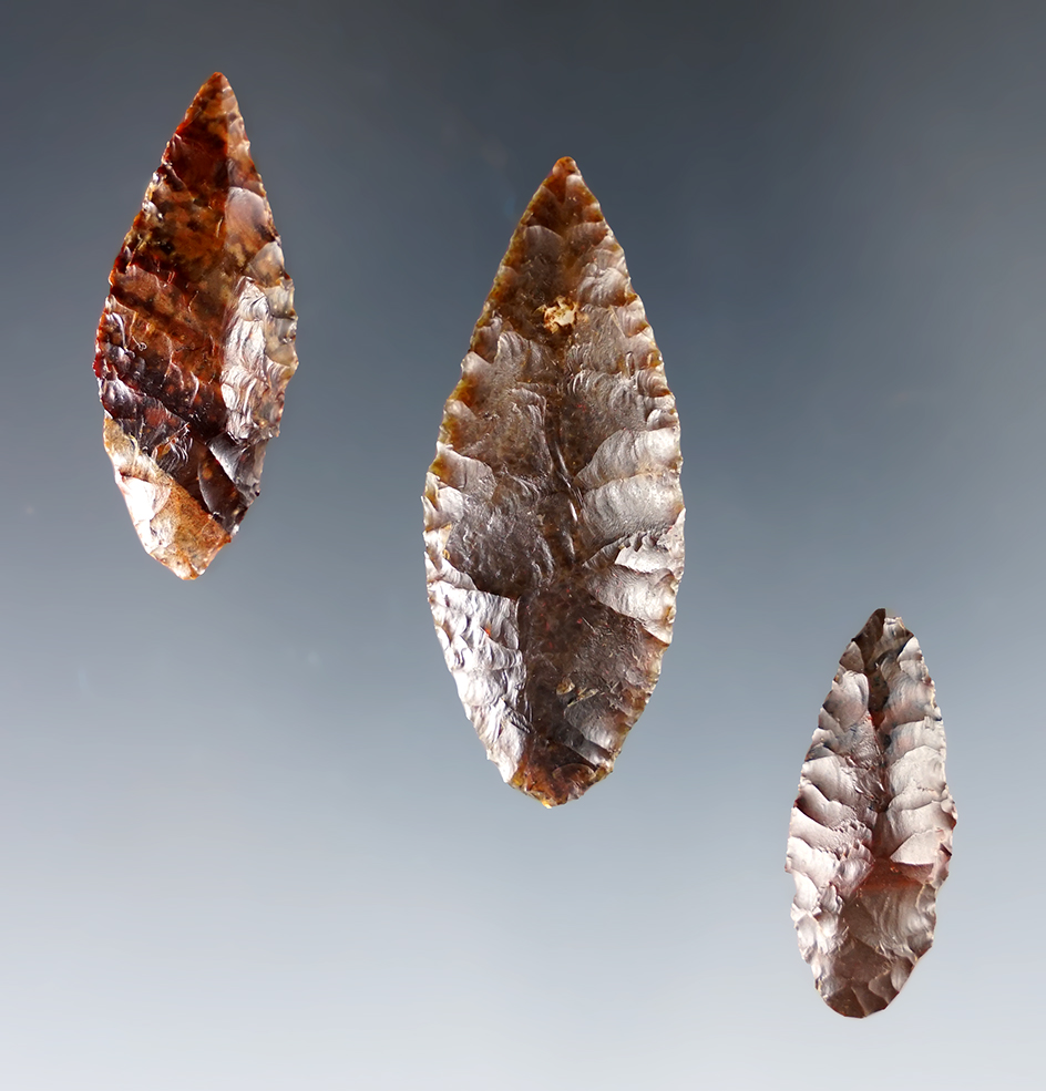 3 beautiful Cascades found near the Columbia River. Ex. Frank Wilkie Museum. 