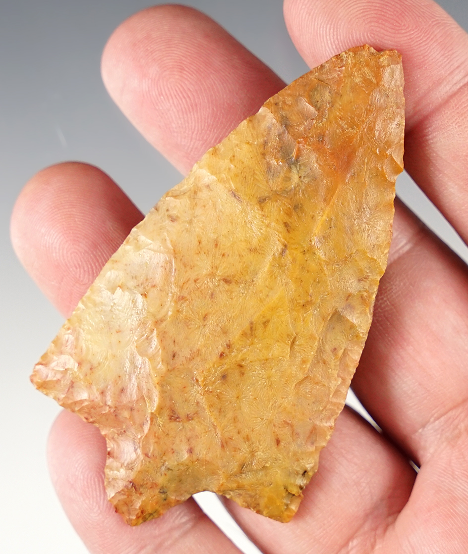 3" Florida Hillsborough made from highly colorful flint.