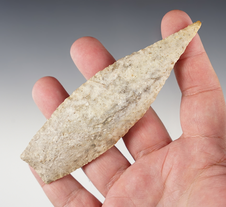 Fine 4 13/16" Sedalia found in Saint Charles Co., Missouri. A well made example.