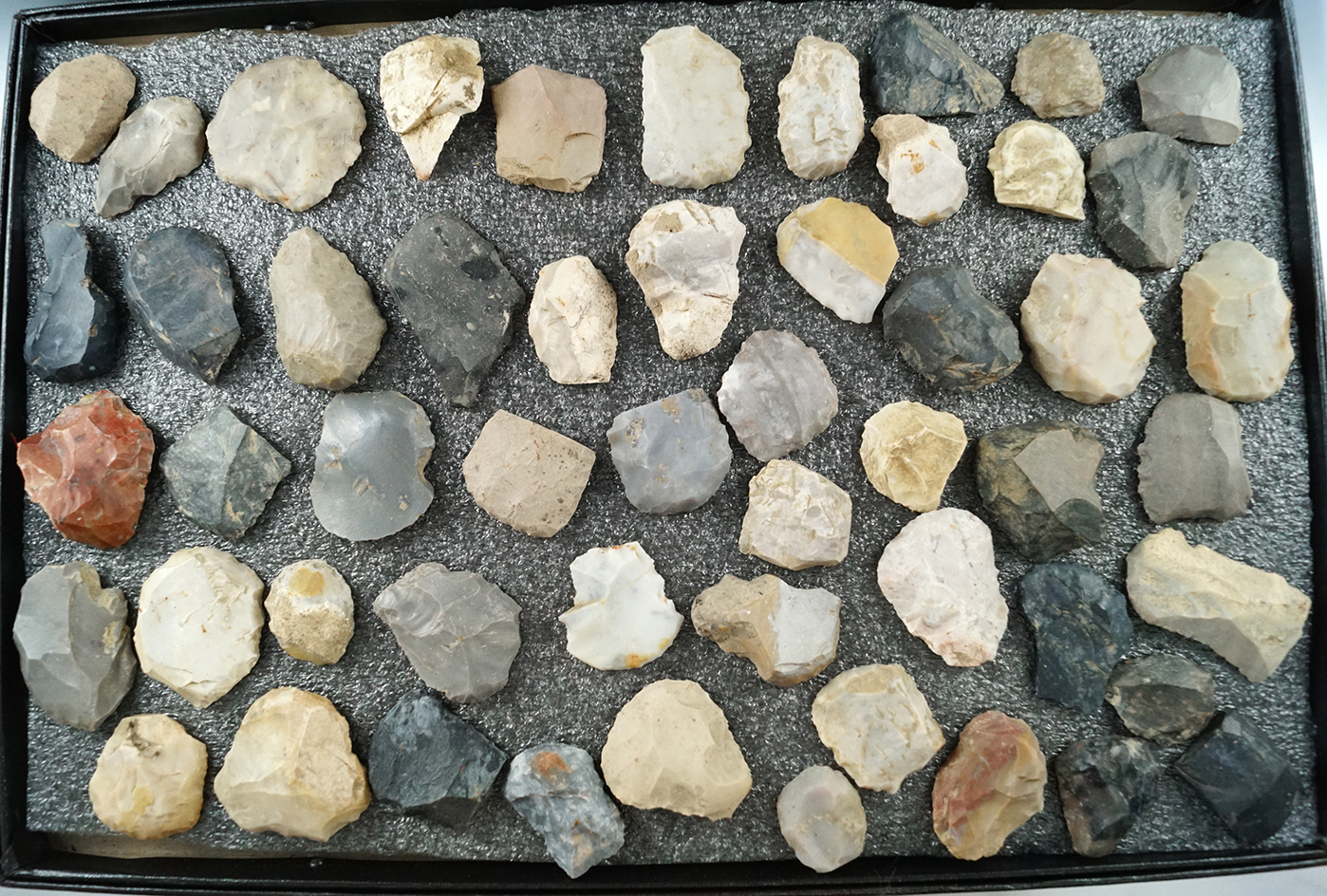 Large group of Ohio scrapers.