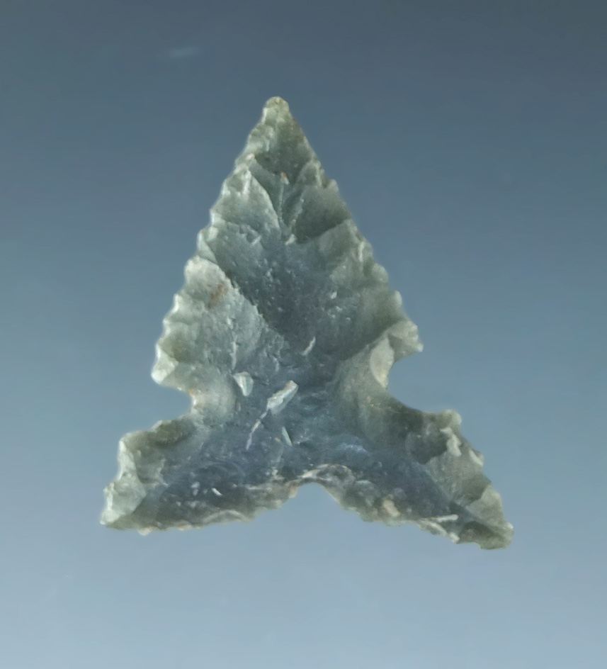 13/16" Desert Sierra made from beautiful green Franciscan chert. California.