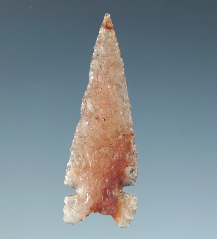 Truly exceptional! 1 5/16" Desert Sierra made from highly translucent pink agate.  California.