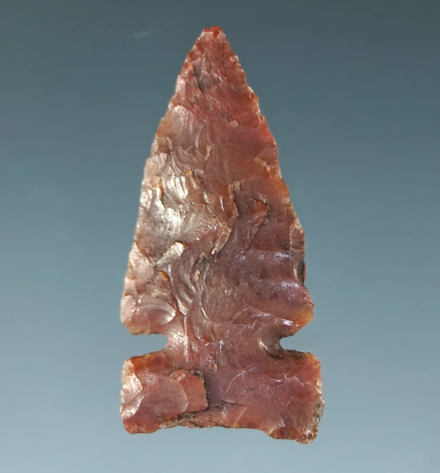 1 1/16" Desert General that is nicely flaked made from attractive material. California.