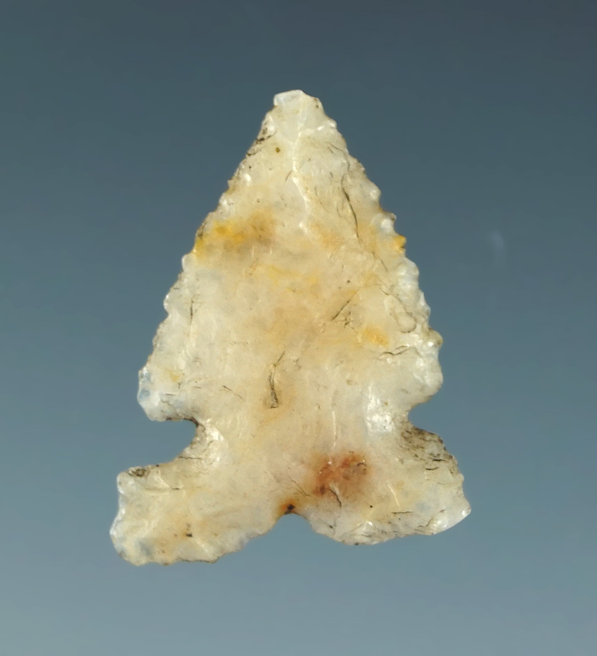 11/16" Desert Delta with nice edge serrations that is well patinated. California.