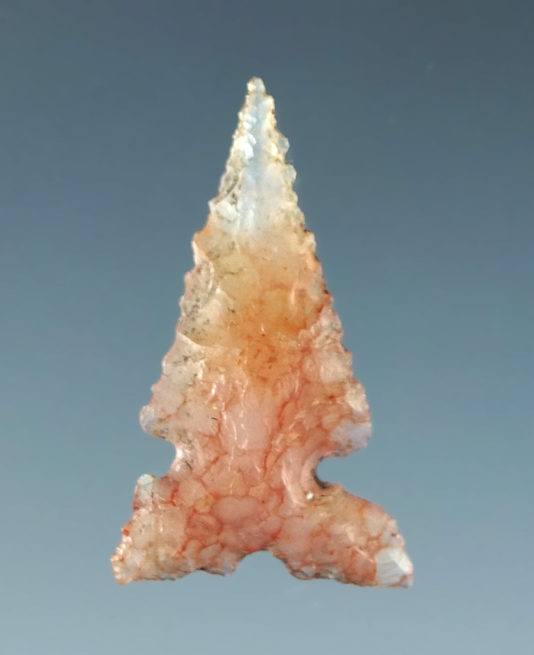 7/8" Desert Sierra made from beautiful pink and clear agate California.