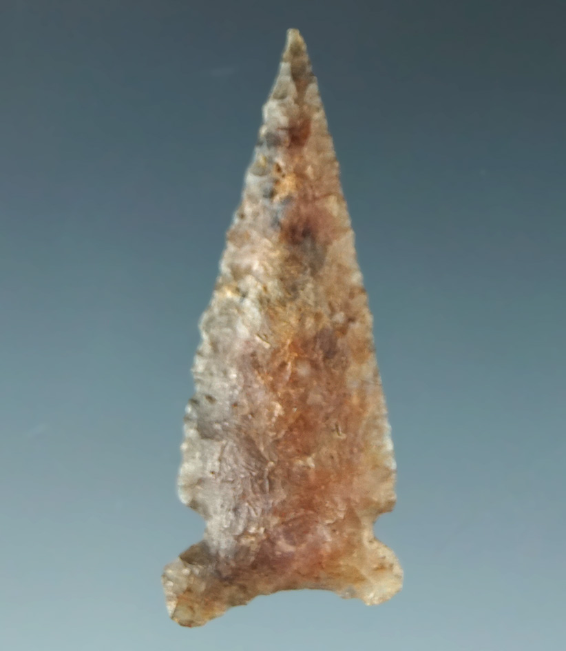 1 3/16" Desert Delta made from semi translucent agate. California.