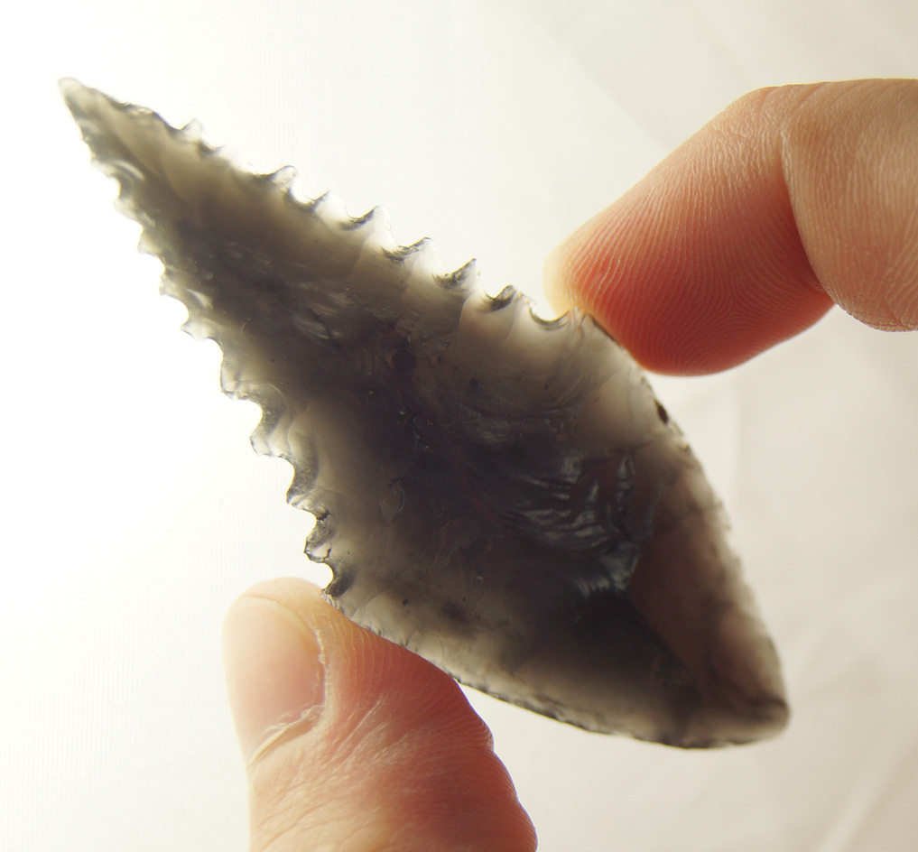 Exceptional style and craftsmanship translucent Obsidian Excelsior- California - Stermer COA.