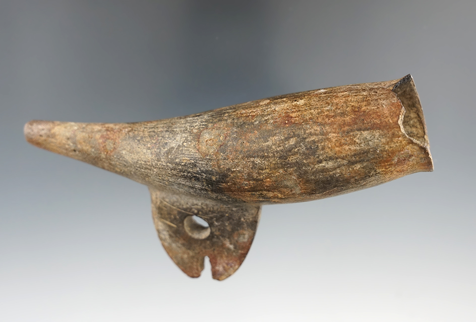 Very rare! 4 3/4" Diegueno Shaman Pipe from San Diego Co., California. Solid - no restoration.