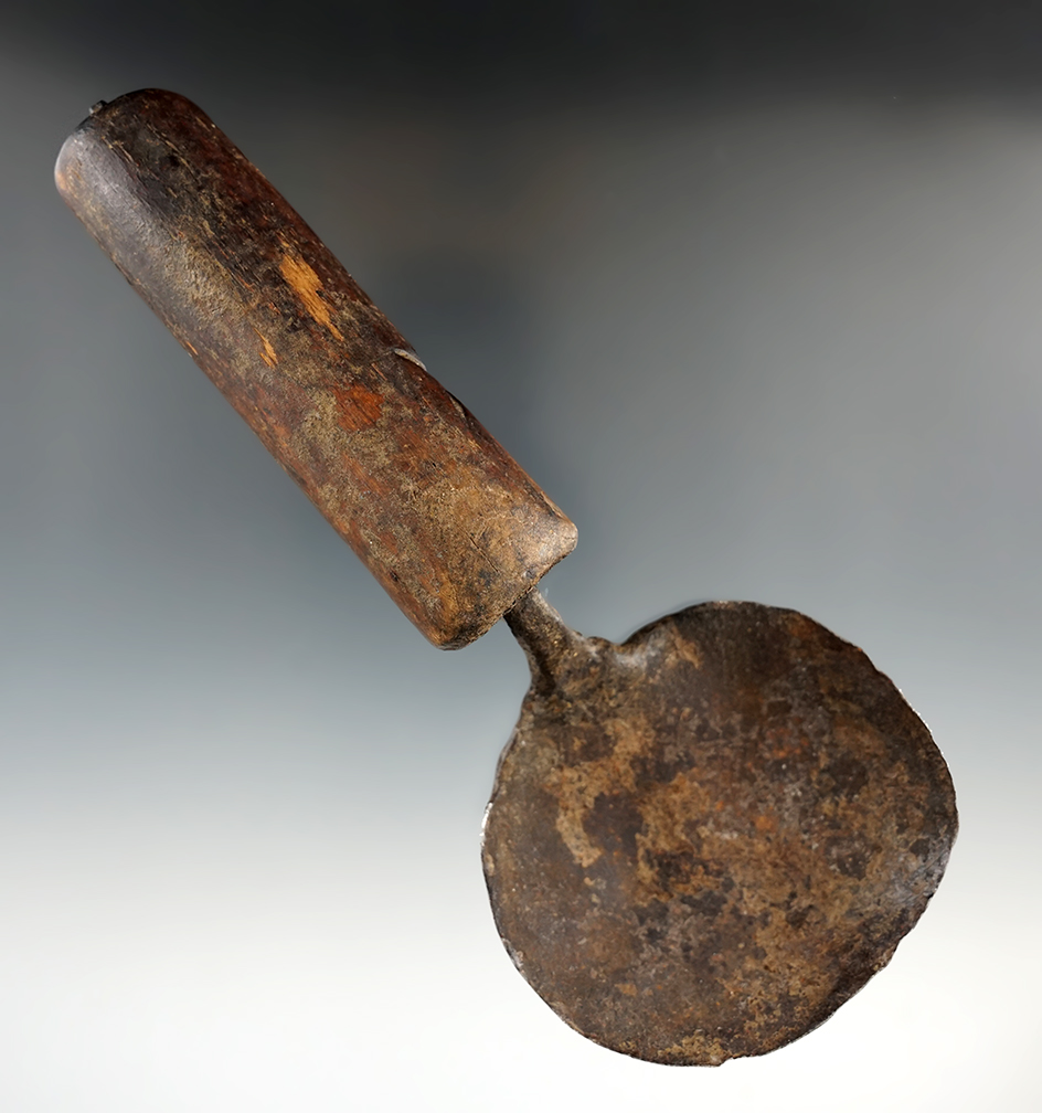 7" Wood handled 18th Century cactus Scraper from Pima Co., Arizona.