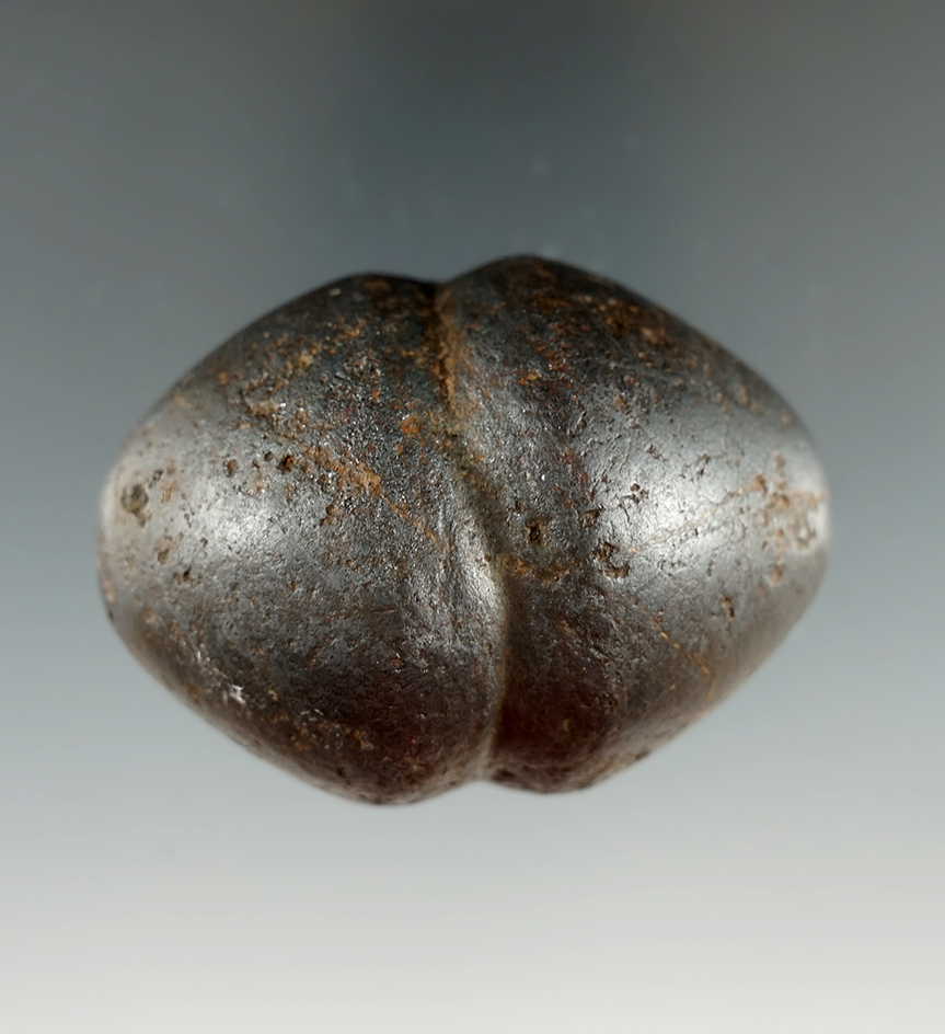 2 3/8" Club Head made from Hematite. Ex. Ted Trotta, Ana Bono Collection. Davis G-10 COA.