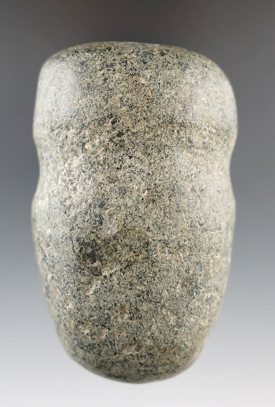 3 1/2" Long 3/4 Grooved Miniature Maul made from hardstone found in Ohio.