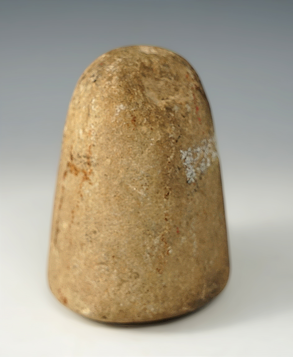 3 1/4" Conical Pestle found in Ashland Co., Ohio. Ex. Jim Bennett.