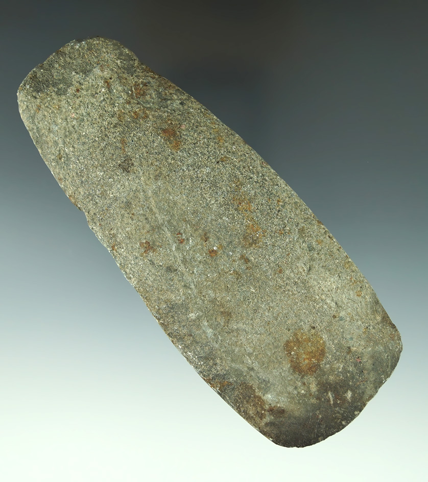 5 3/16" Celt found in Michigan with nice use polished to the bit area.