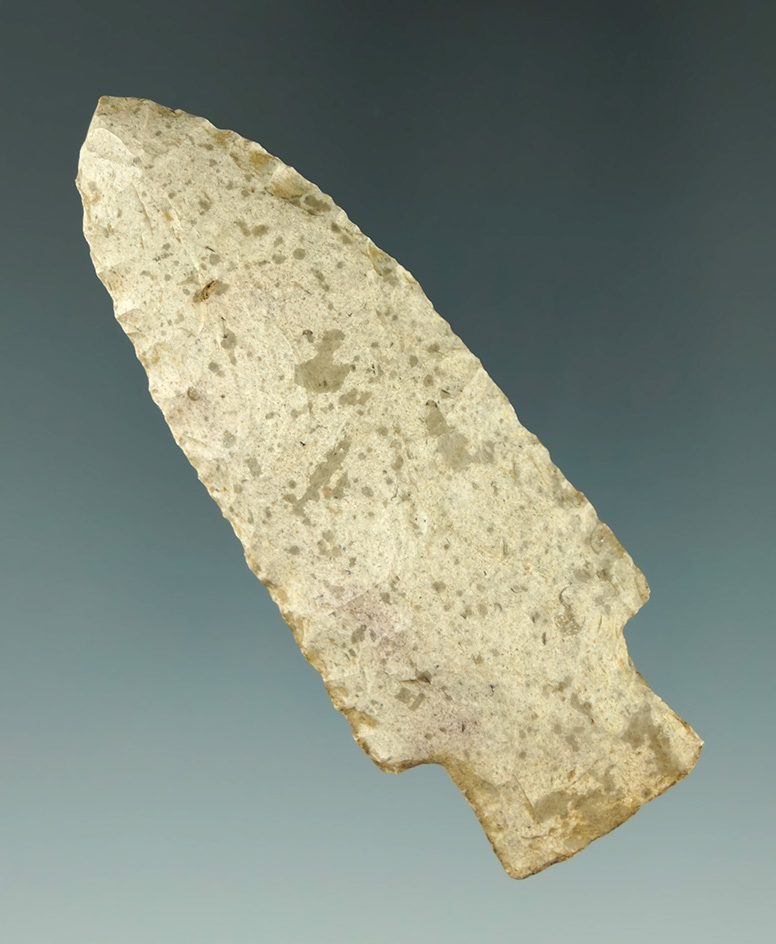 3" Stemmed Knife found in southern Indiana. Ex. Bob Edler collection.