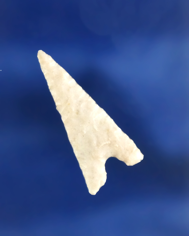 1 1/8" Garza point found in Texas. Ex. Charles Shewey collection, deaccessioned By  Museum