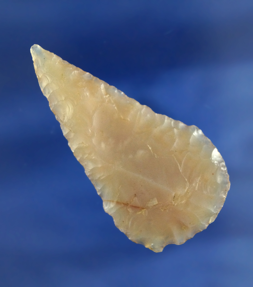 Exceptional material! Very attractive 2 5/16" translucent Agate Blade - Columbia River, Washington.