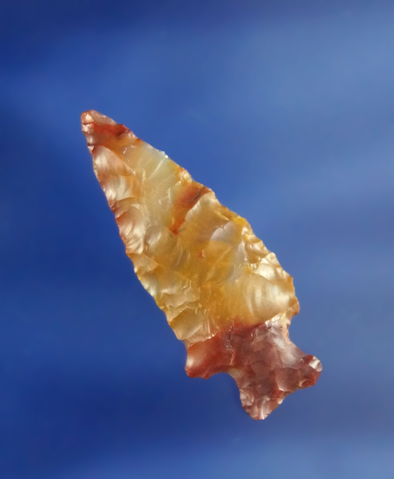 Color! 1 3/16" Columbia River Gempoint - beautiful multicolored semi translucent Agate - Washington.