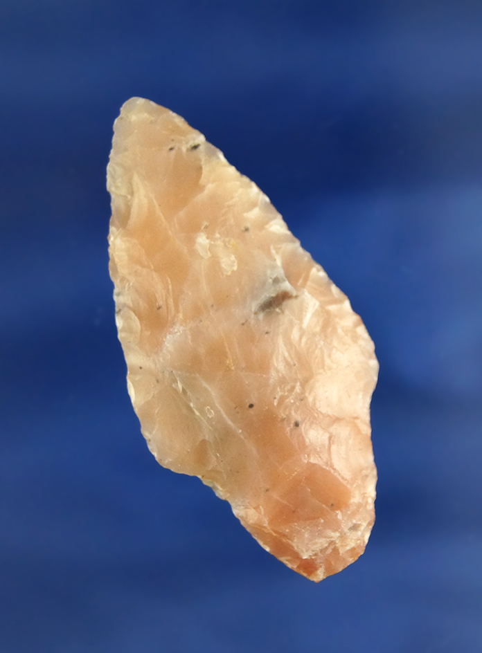 2 5/16" Novaculite Adena found in Arkansas from the Earl Townsend collection.