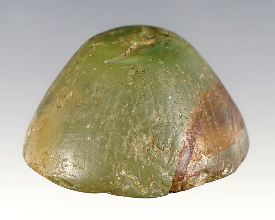 Rare! 1 5/8" Flat-Top Cone made from highly translucent Fluorite found in Scioto Co., Ohio.