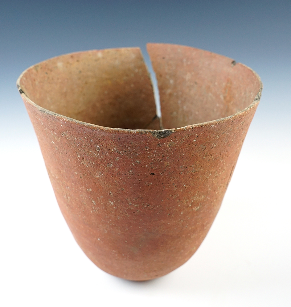 Ex. Museum! 8 3/4" tall x 8 1/4" wide Caddo Avery Vase. Found in Red River Co., Texas. 