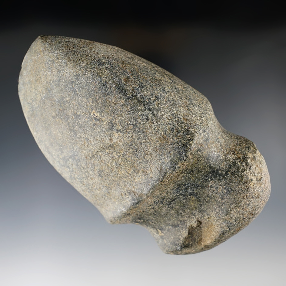 5 1/16" Full Grooved Hardstone Axe found in New Mexico.