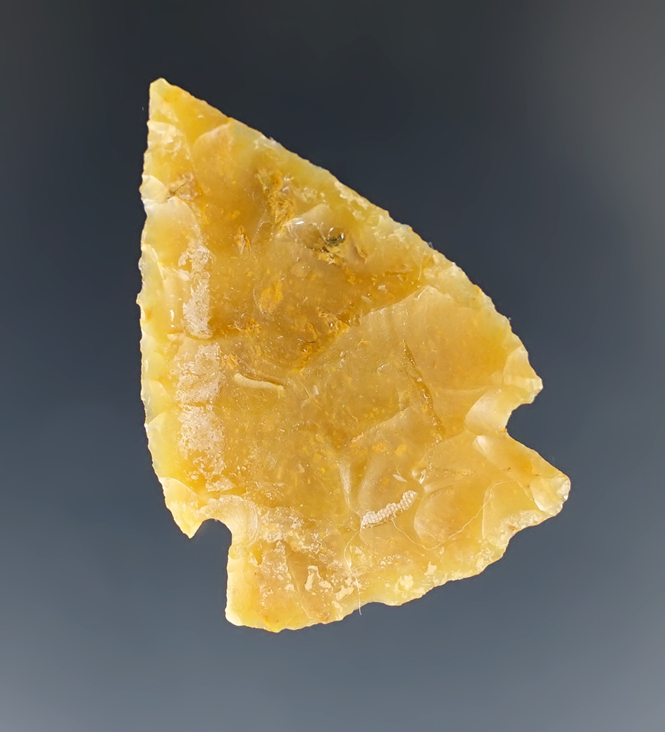 1 1/2" Cornernotch Point that is nicely made from attractive material found in New Mexico.