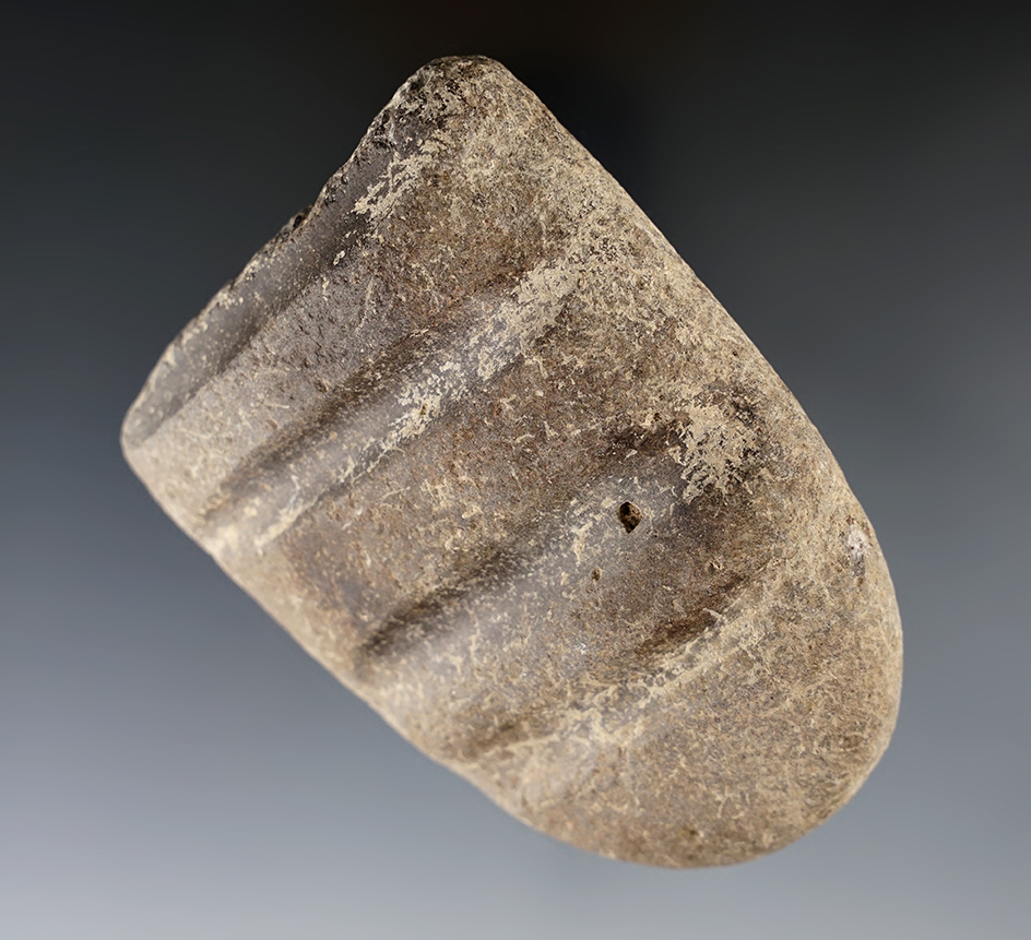 3 1/2" multiple groove stone arrow shaft polisher found in New Mexico. Excellent example of type.