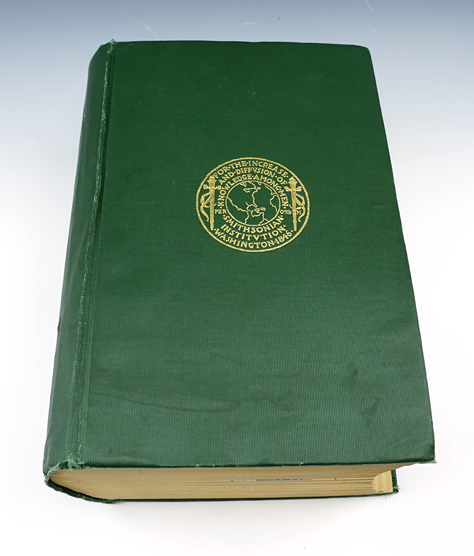Very thick old book! "Annual Report of the Smithsonian institution 1896 – US national Museum".