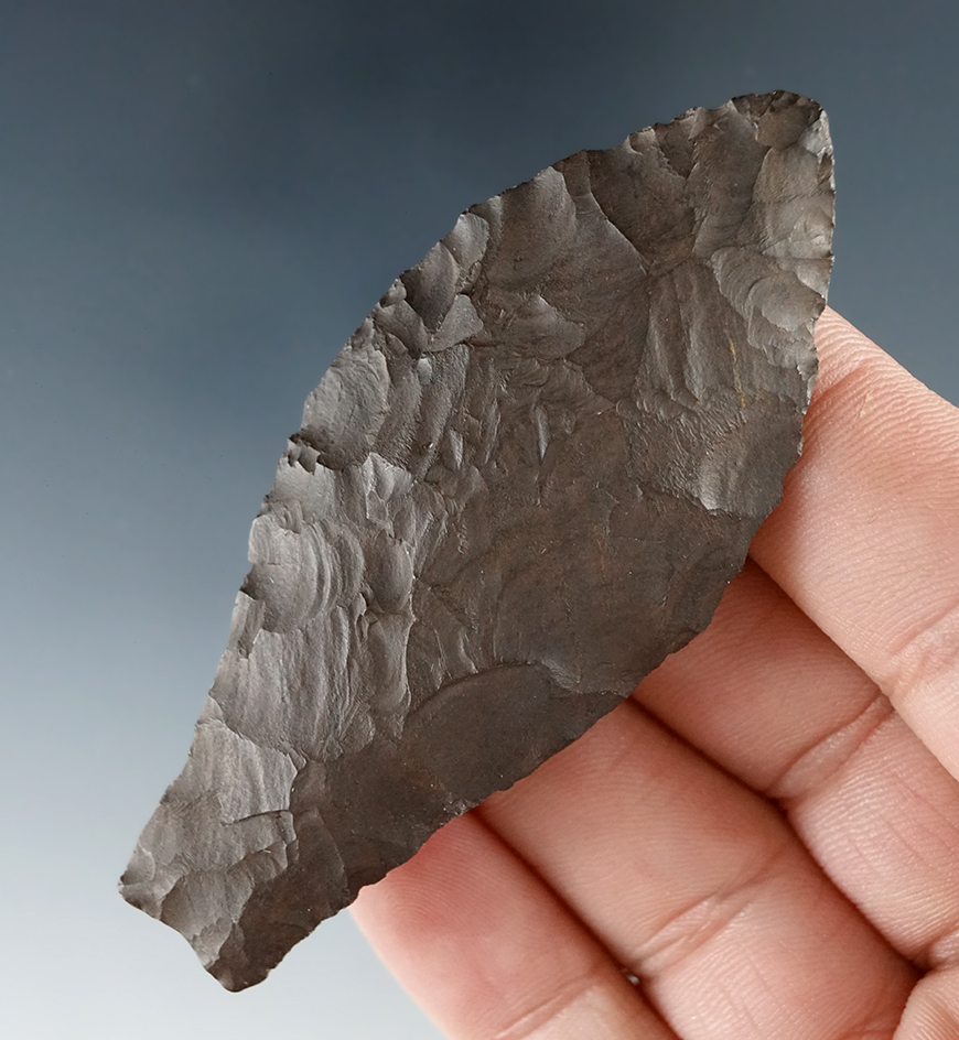 2 7/8" Early Lanceolate found in Orange Co., New York. Comes with a Rogers COA.